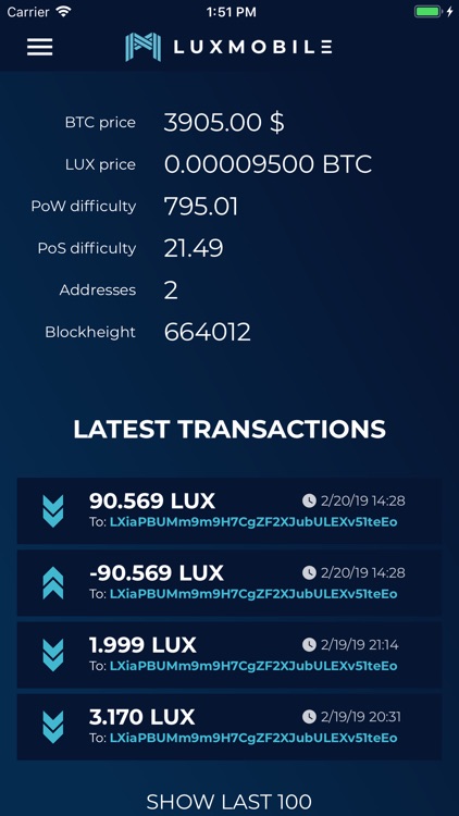 LuxMobile - Lux Mobile Wallet