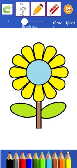 Game screenshot Flower Coloring Drawing book apk