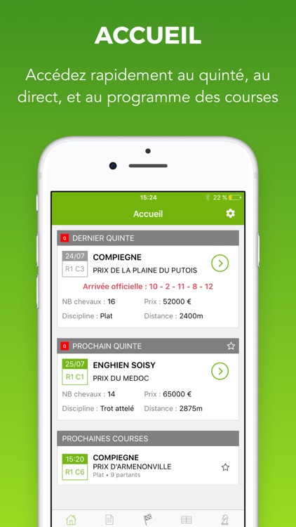 Turf résultats des courses