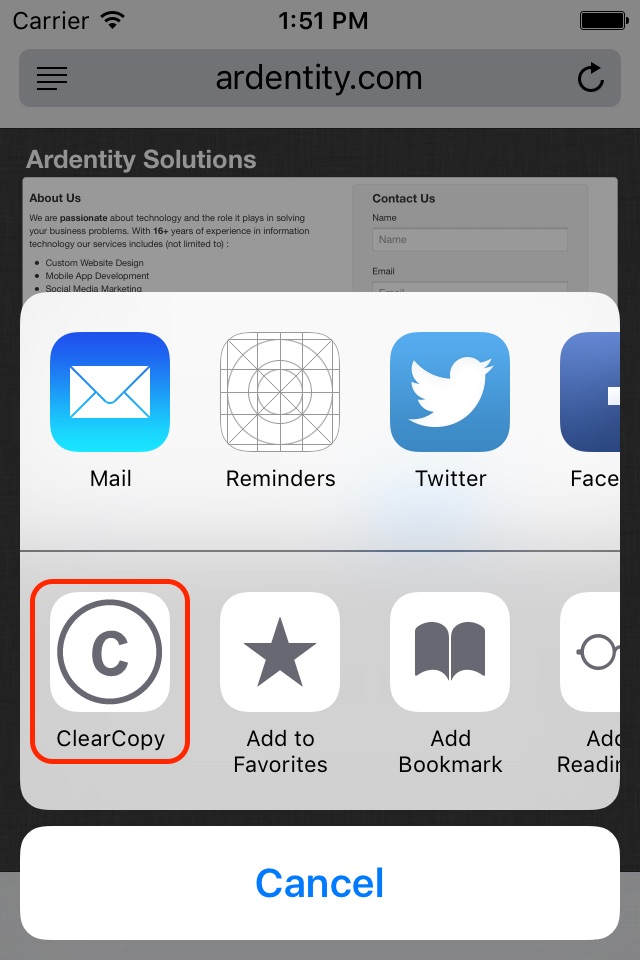 ClearCopy screenshot 3
