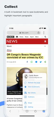 Screenshot 3 Diigo Browser iphone