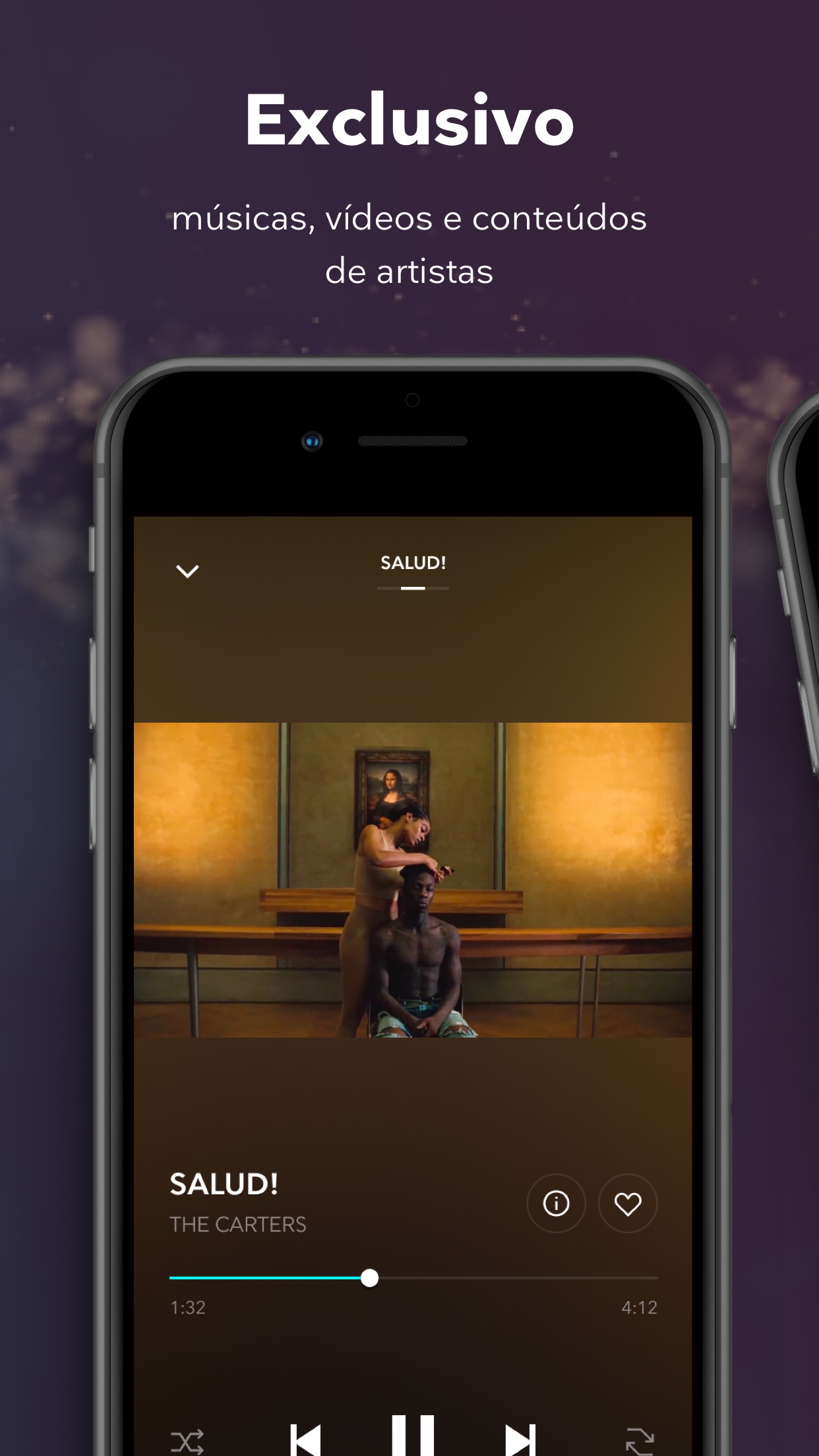 Screenshot do app TIDAL Music