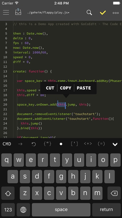 GoCoEdit - Code & Text Editor