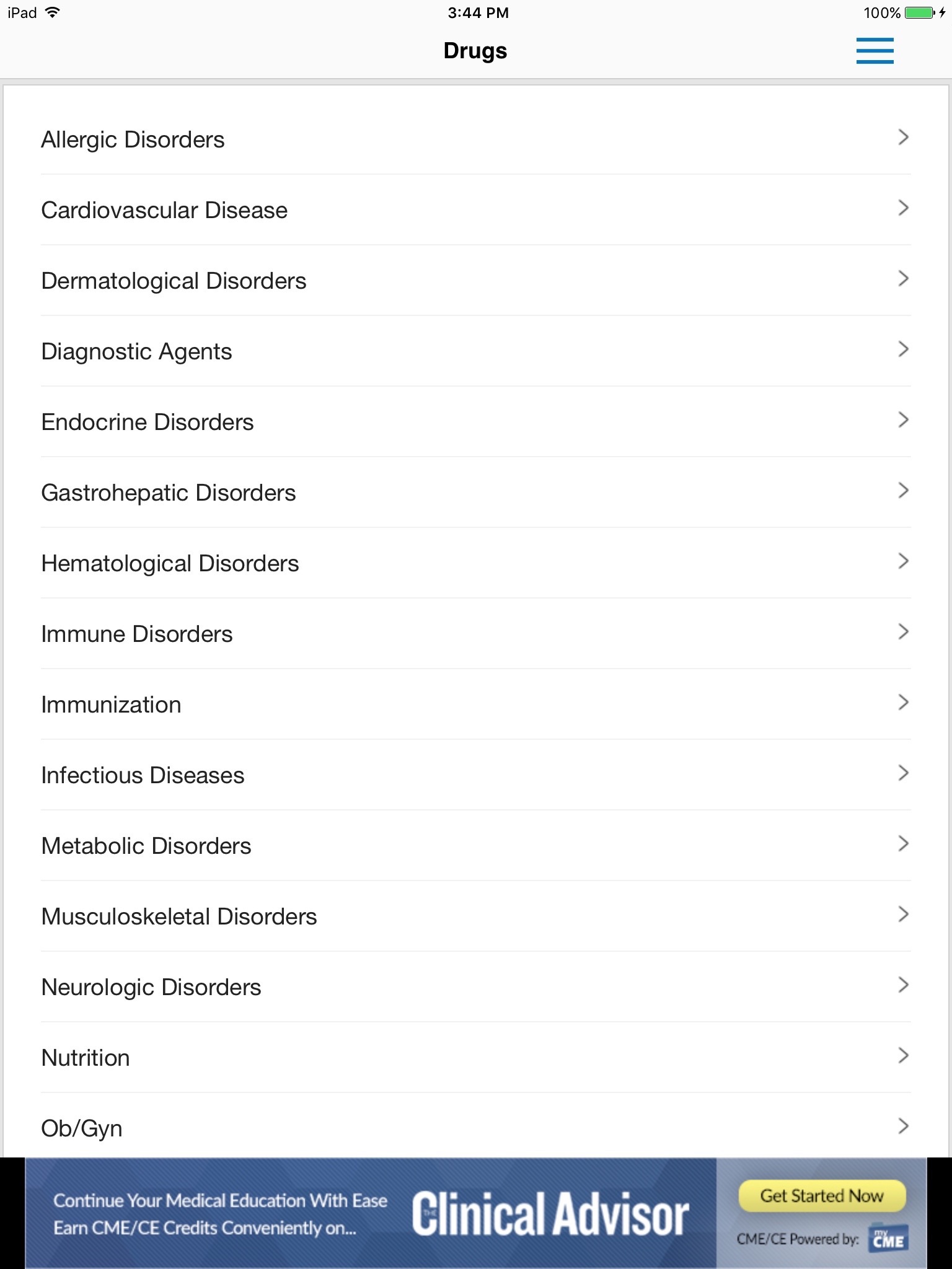 Clinical Advisor screenshot 2