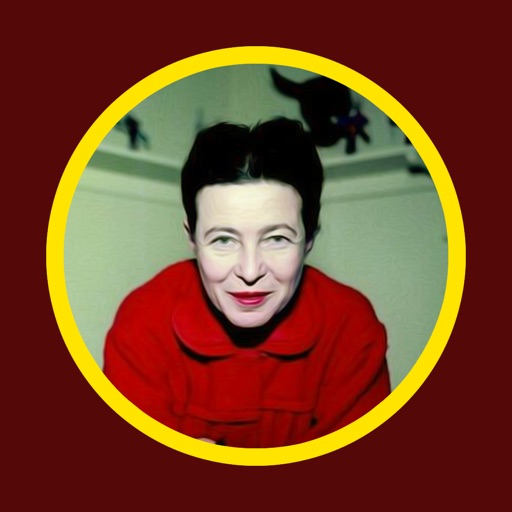 Simone De Beauvoir Wisdom icon