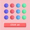 "Ball Crazy Hit" is a puzzle game that trains players to observe and react