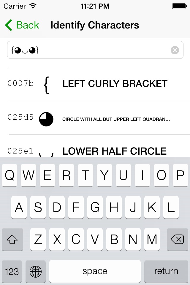 Unicode Character Viewer screenshot 2