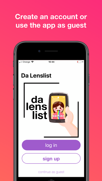 How to cancel & delete Da Lenslist - Filters & Lenses from iphone & ipad 4