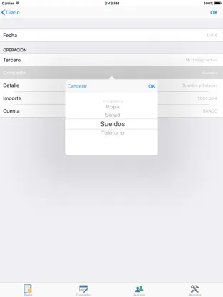 Captura de Pantalla 2 Mis Cuentas Claras iphone