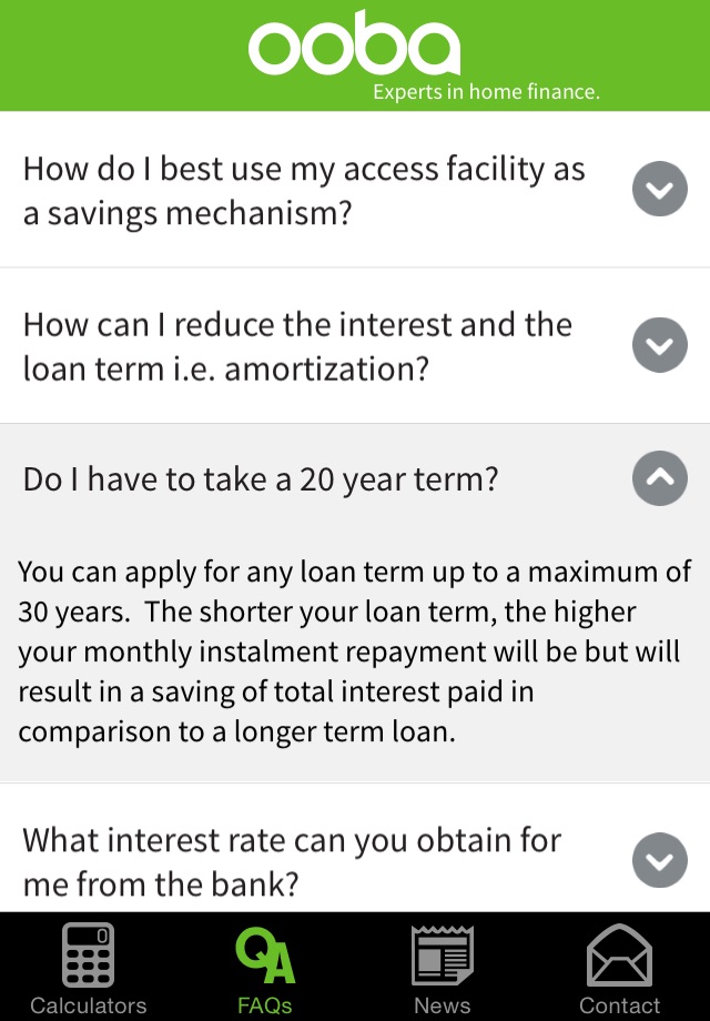 ooba home loan app screenshot 3
