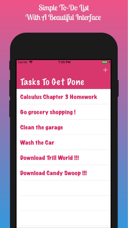 Easy Swipe Task