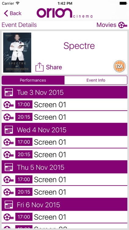 Orion Cinemas UK screenshot-3
