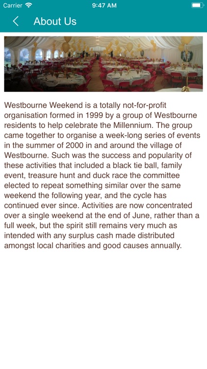 Westbourne Weekend