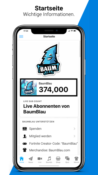 Screenshot #1 pour BaumBlau
