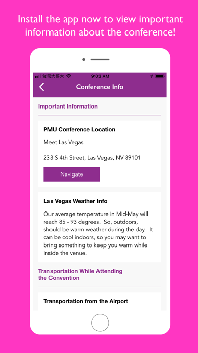 How to cancel & delete PMU Conference from iphone & ipad 2