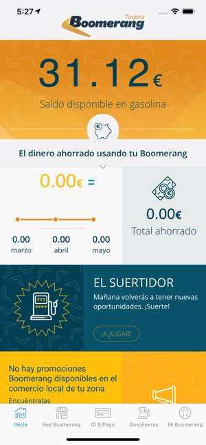 Boomerang. No pagues gasolina