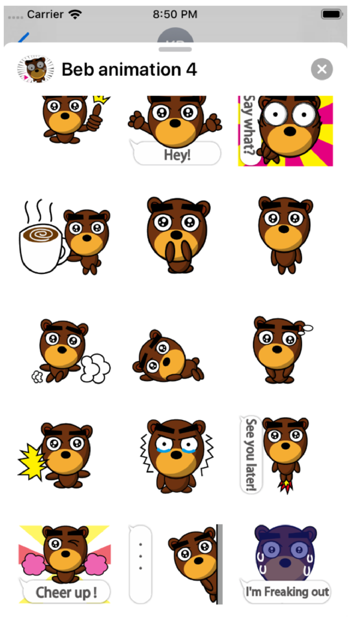 Beb Animation 4 Stickers