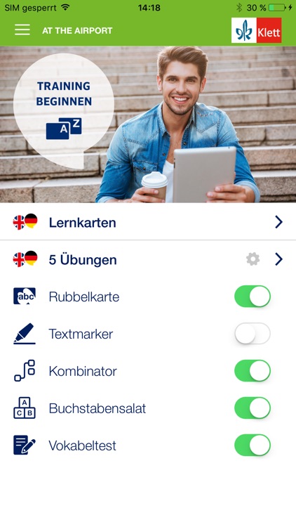 Green Line Vokabeltrainer By Ernst Klett Verlag Gmbh Stuttgart