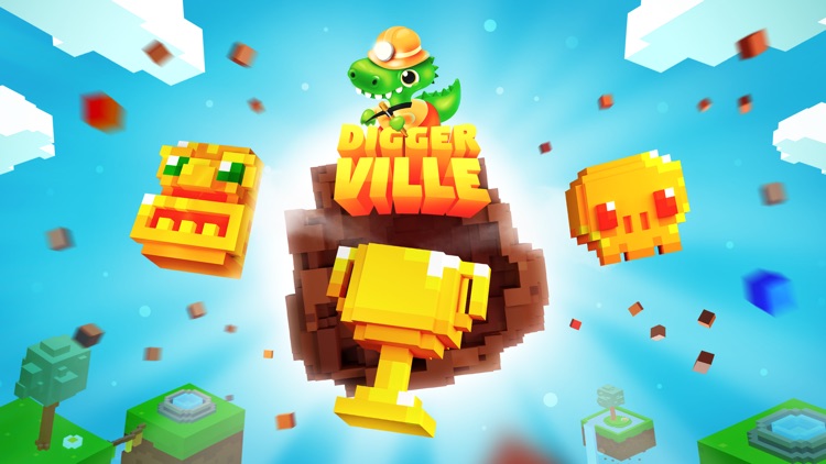 Diggerville: 3D Pixel Game