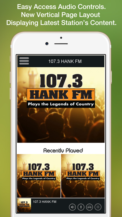 107.3 Hank FM screenshot 2