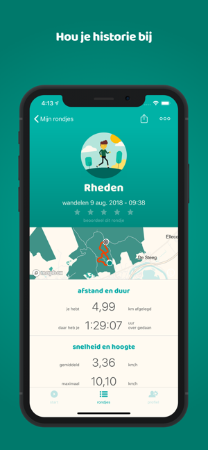 Rondje GPS Wandelen en Fietsen(圖3)-速報App