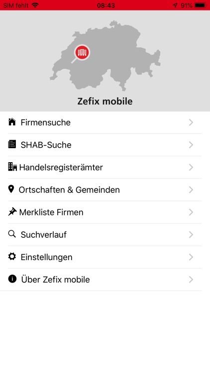 Zefix mobile