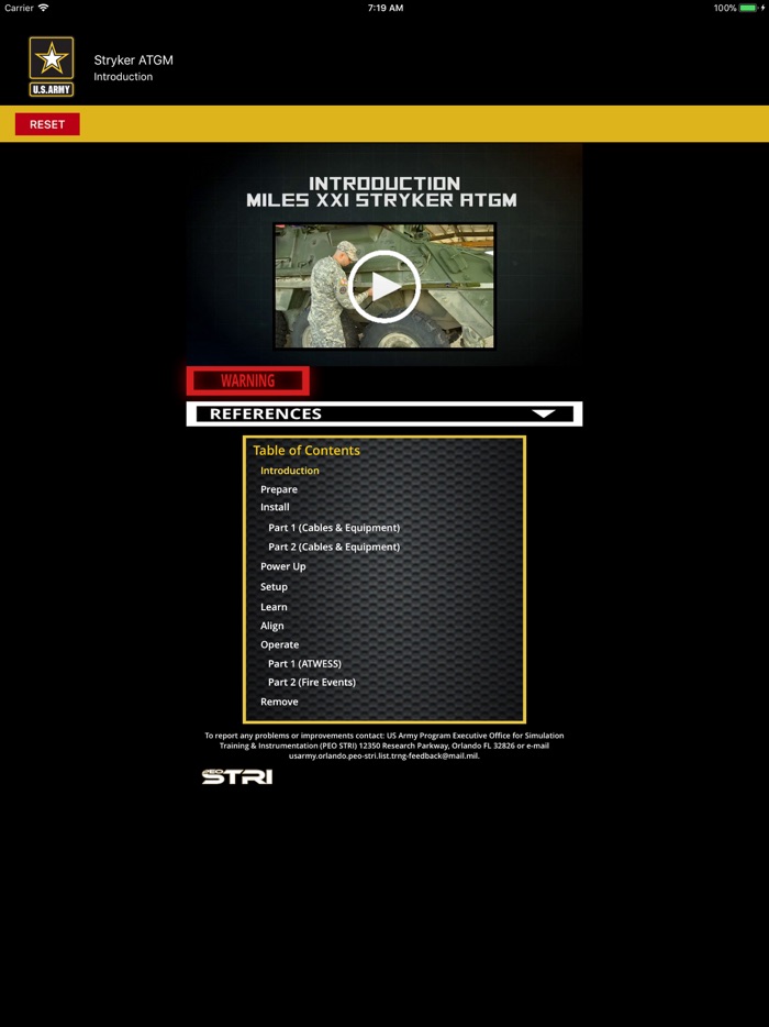 MILES XXI Stryker ATGM