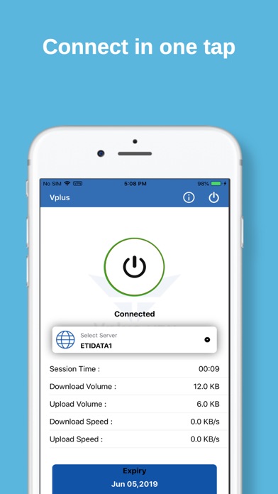 Vplus VPN screenshot 2