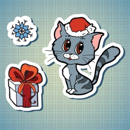 Sticker Me: Christmas Animals