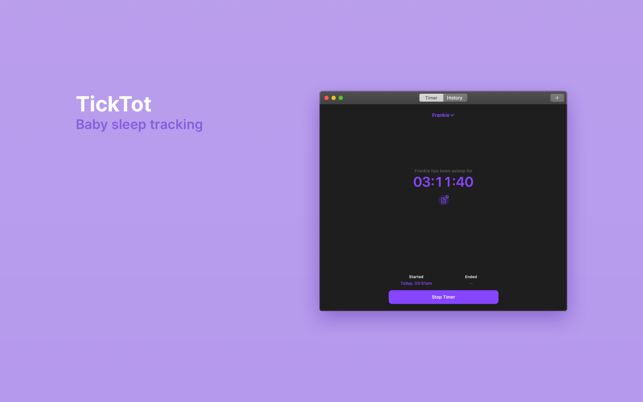 TickTot: Child Sleep Timer