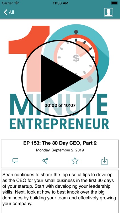 The 10 Minute Entrepreneur