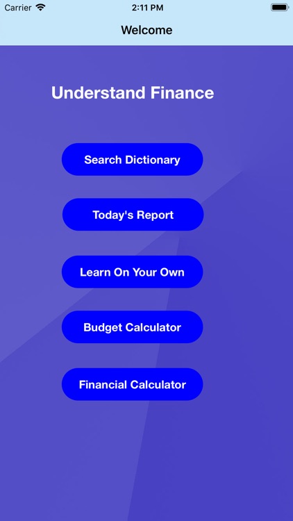 Finance Tools