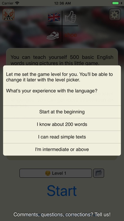 English - for beginners