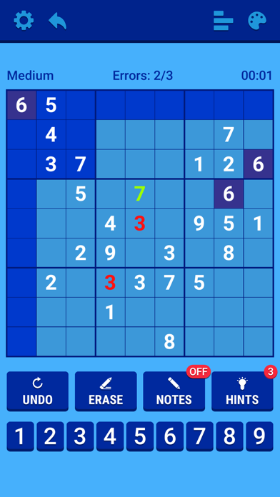 Sudoku Levels - classic puzzle screenshot 2