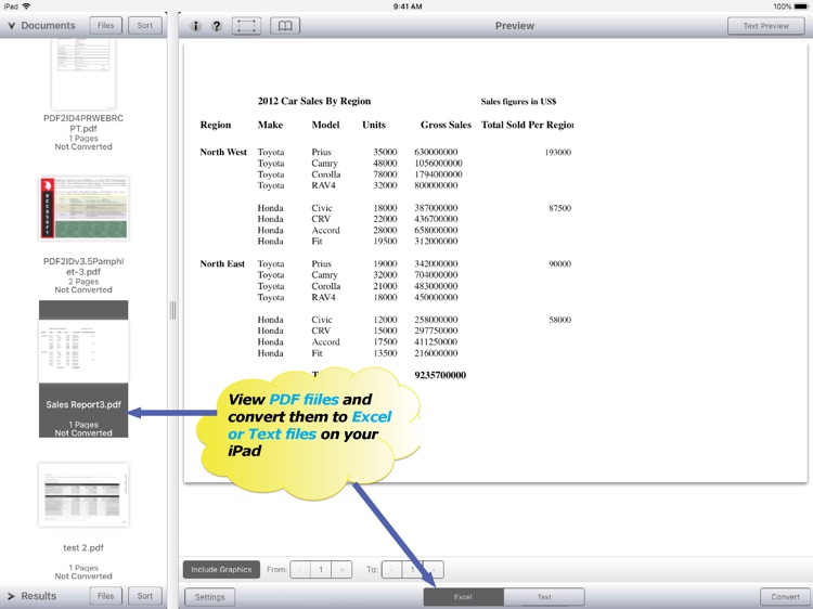 PDF to Excel - PDF2Office 2017