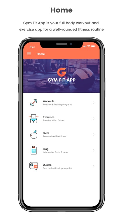 Gym Fit App