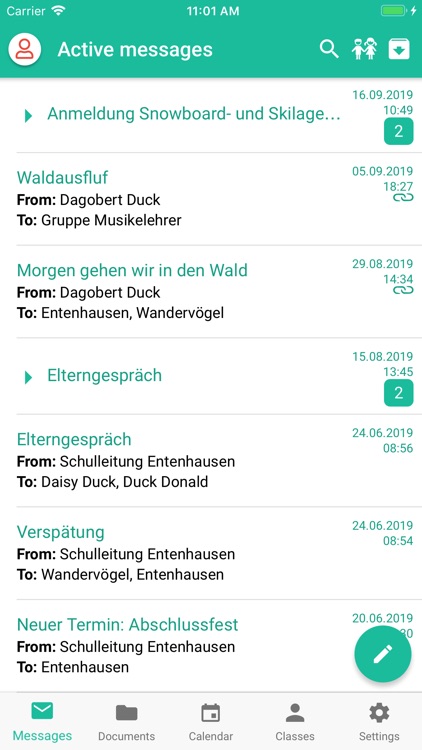 Klapp - School communication