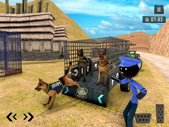 Stickman Police Dog Transportのおすすめ画像2