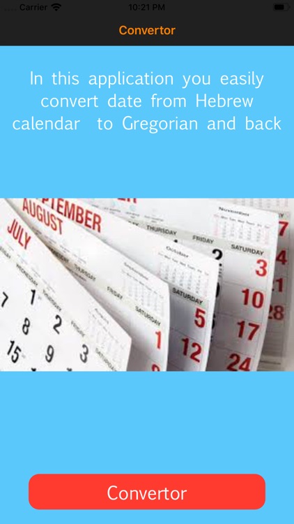 Hebrew and Gregorian calendar