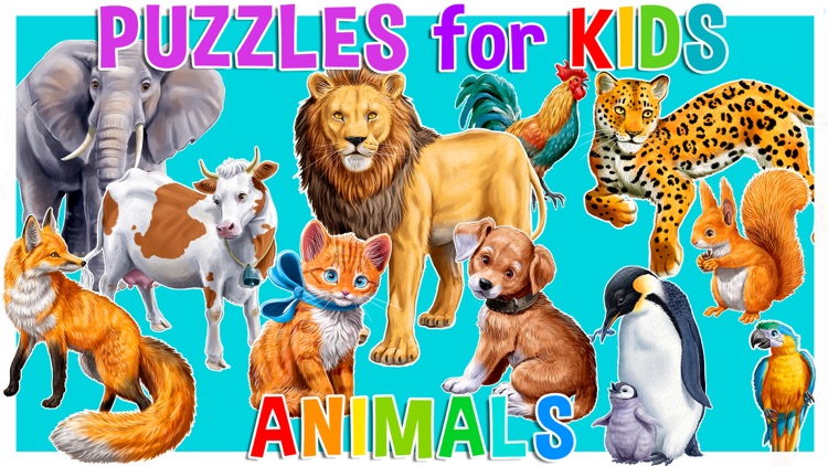 Puzzle games for kids: Animal