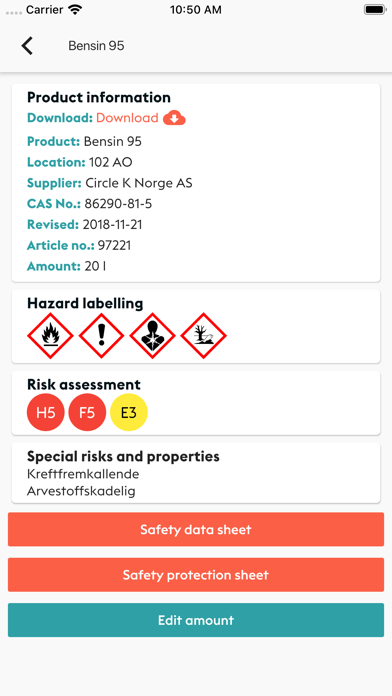 Chemical Manager screenshot 3