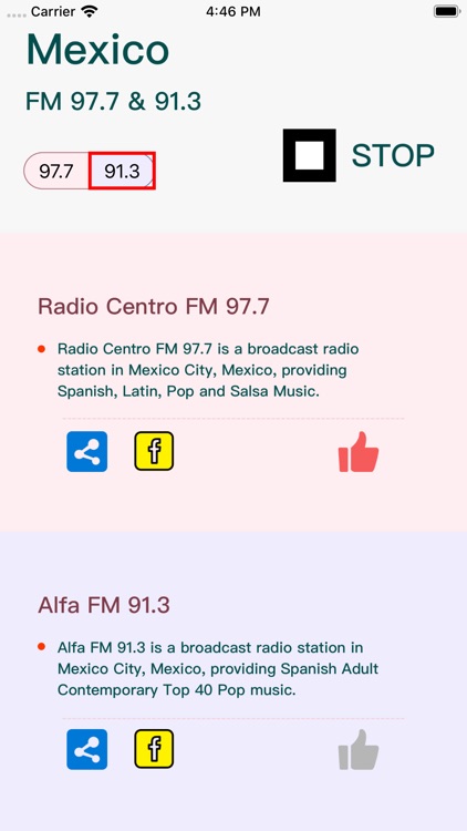 Mexico FM 97.7 & 91.3 screenshot-3