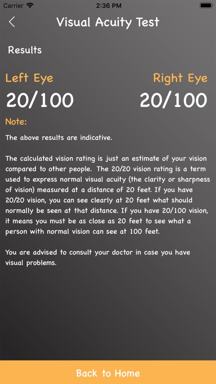 Visual Eyes Acuity Test screenshot-4