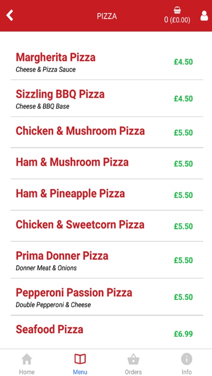 Priory pizza L4