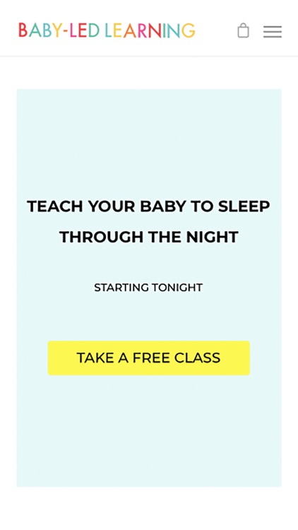 Baby-Led Learning