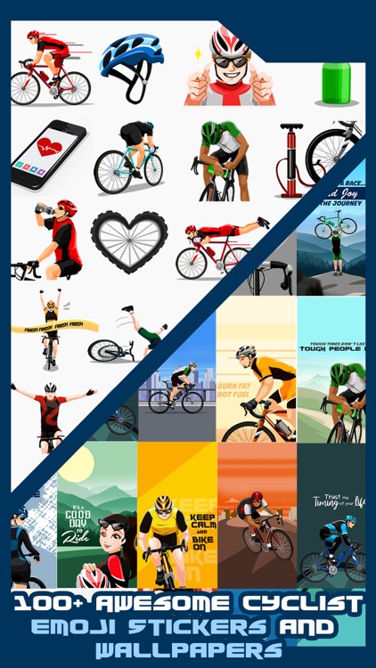 Cycling Emoji & Wallpaper App screenshot-3