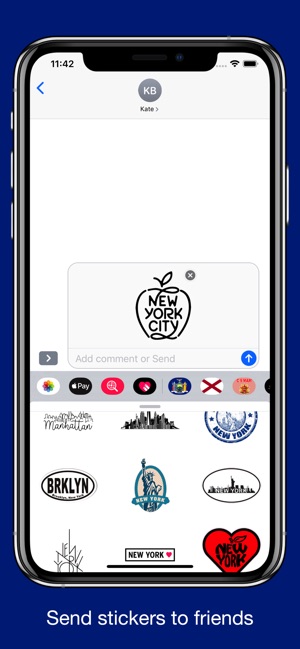 New York emojis - USA stickers(圖4)-速報App