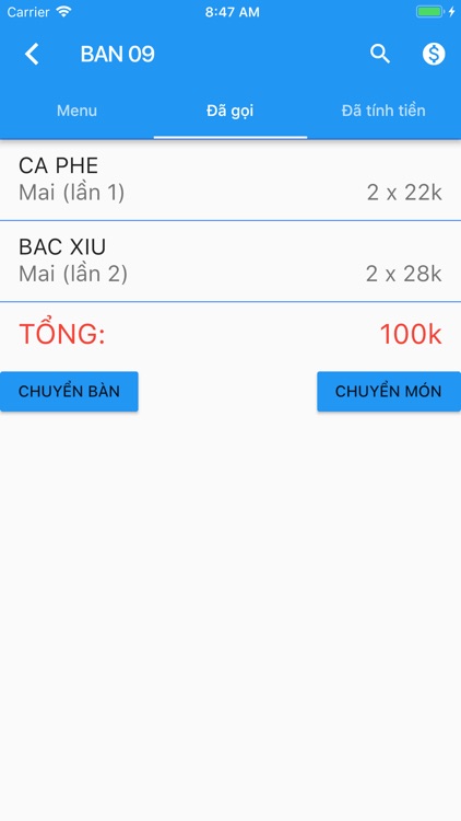 Tính tiền di động 4.0