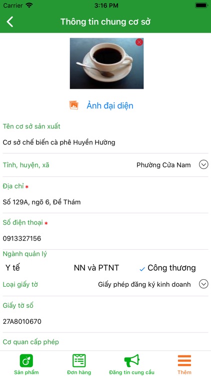 Nông sản an toàn Nghệ An