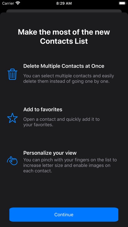 Contacts Pro Manager